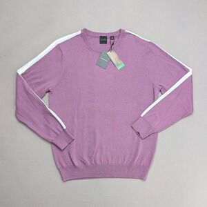Dunning Golf Purple Merino Blend Sweater NWT M